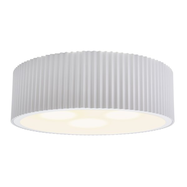 Elk Showroom Brendon 17'' Wide 3Light Flush Mount, Matte White 66429/3